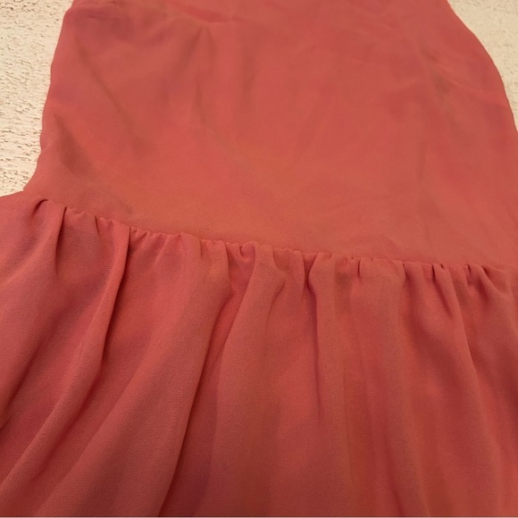 Addie Coral Pink Crisscross Backless Dress - Size Small - Picture 7 of 7
